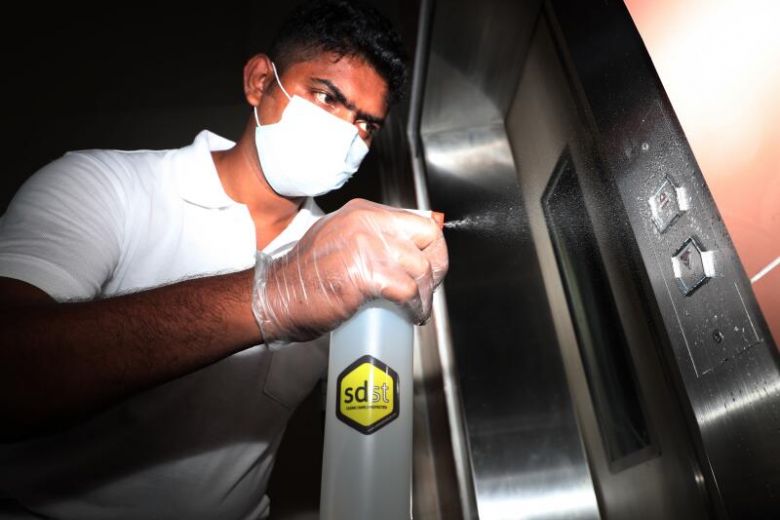 Read more about the article Self-Disinfecting Coating that Lasts for 3 Months Applied to All HDB Lift Buttons in Singapore